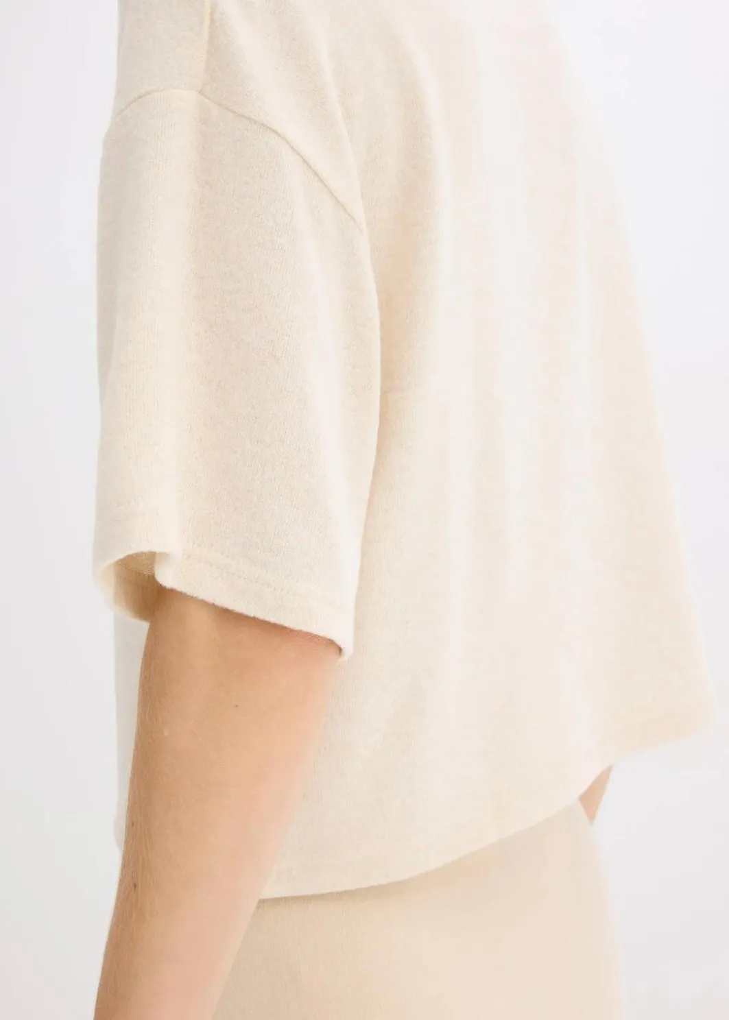 Damen bonprix Shirts & Tops|Zweiteiler & Sets|Kurzes Boxy-Shirt