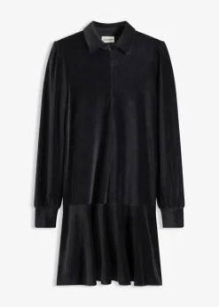 Damen bonprix Kleider|Kurzes Cord-Kleid
