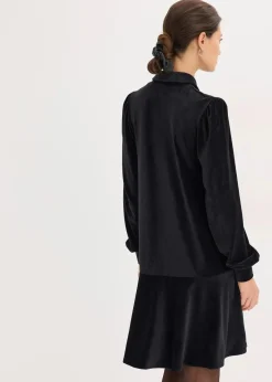 Damen bonprix Kleider|Kurzes Cord-Kleid