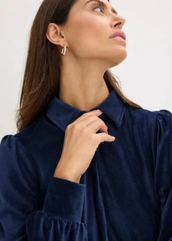 Damen bonprix Kleider|Kurzes Cord-Kleid