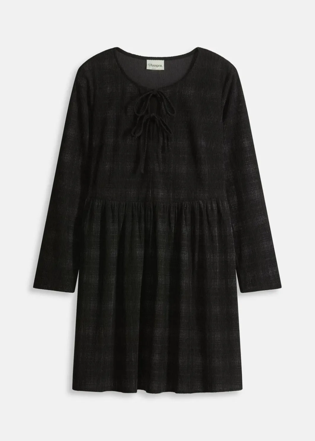 Damen bonprix Kleider|Kurzes Cord-Kleid mit Karomuster