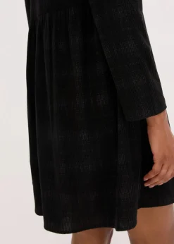Damen bonprix Kleider|Kurzes Cord-Kleid mit Karomuster