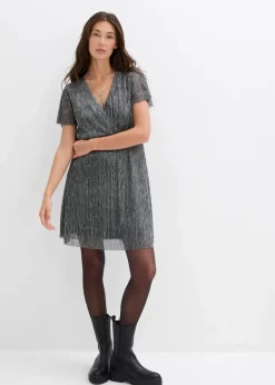 Damen bonprix Kleider|Kurzes Glitzerkleid