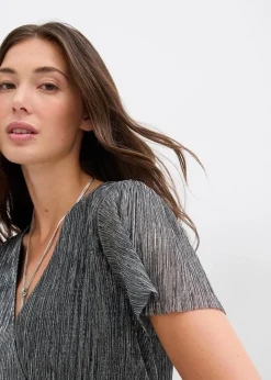 Damen bonprix Kleider|Kurzes Glitzerkleid