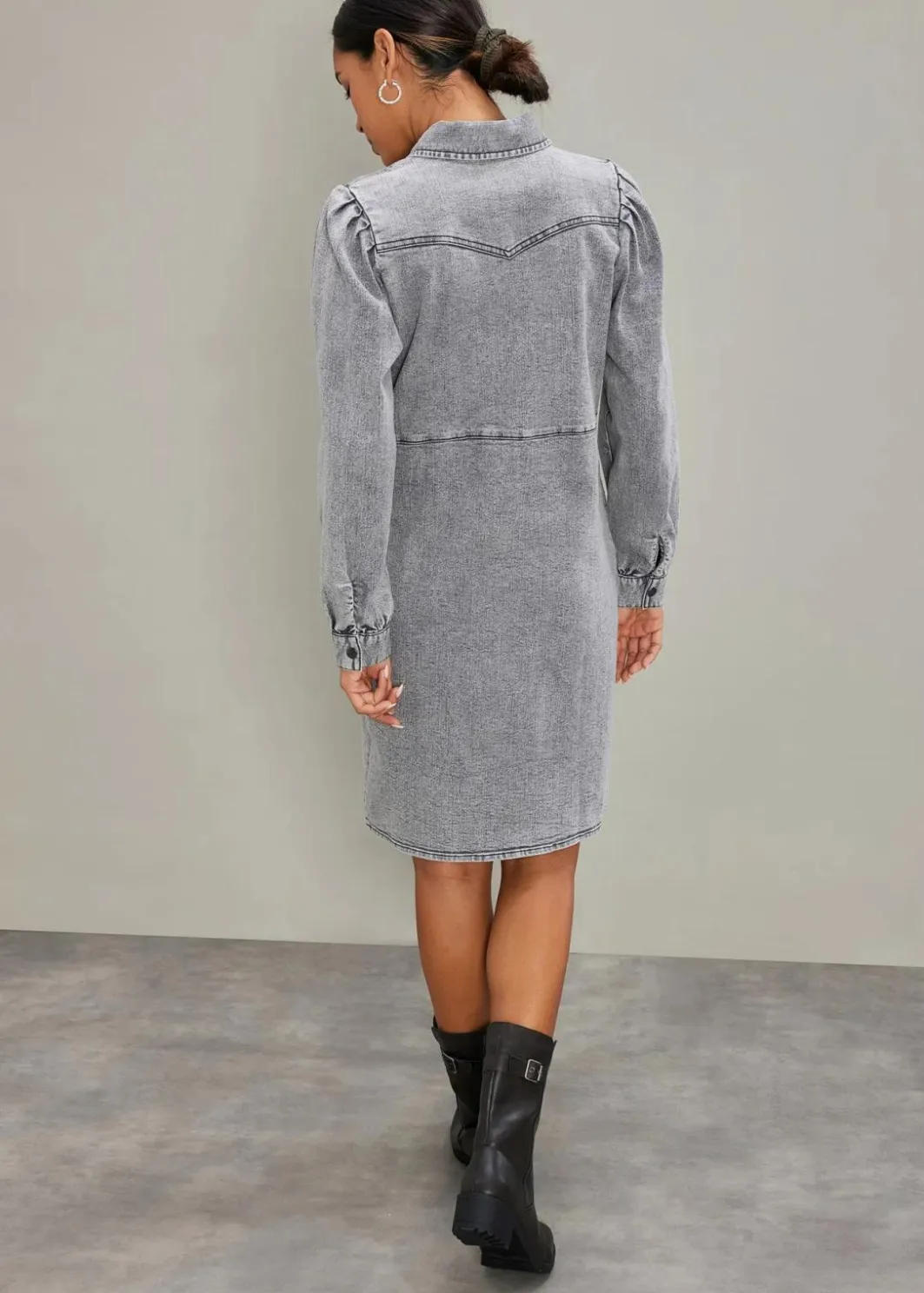 Kurzes Jeanskleid Damen Kleider|Bekleidung·Pullover & Strickjacken