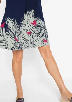 Damen bonprix Kleider|Kurzes Jerseykleid ohne Arm