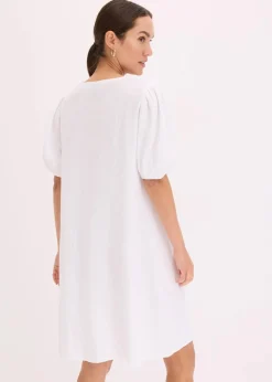 Outlet Kurzes Kleid aus Musselin Damen Bekleidung·Pullover & Strickjacken|Kleider