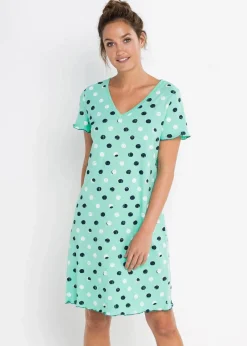 Sale Kurzes Nachthemd aus Bio-Baumwolle Damen Nachhaltigere Materialien|Nachtwäsche
