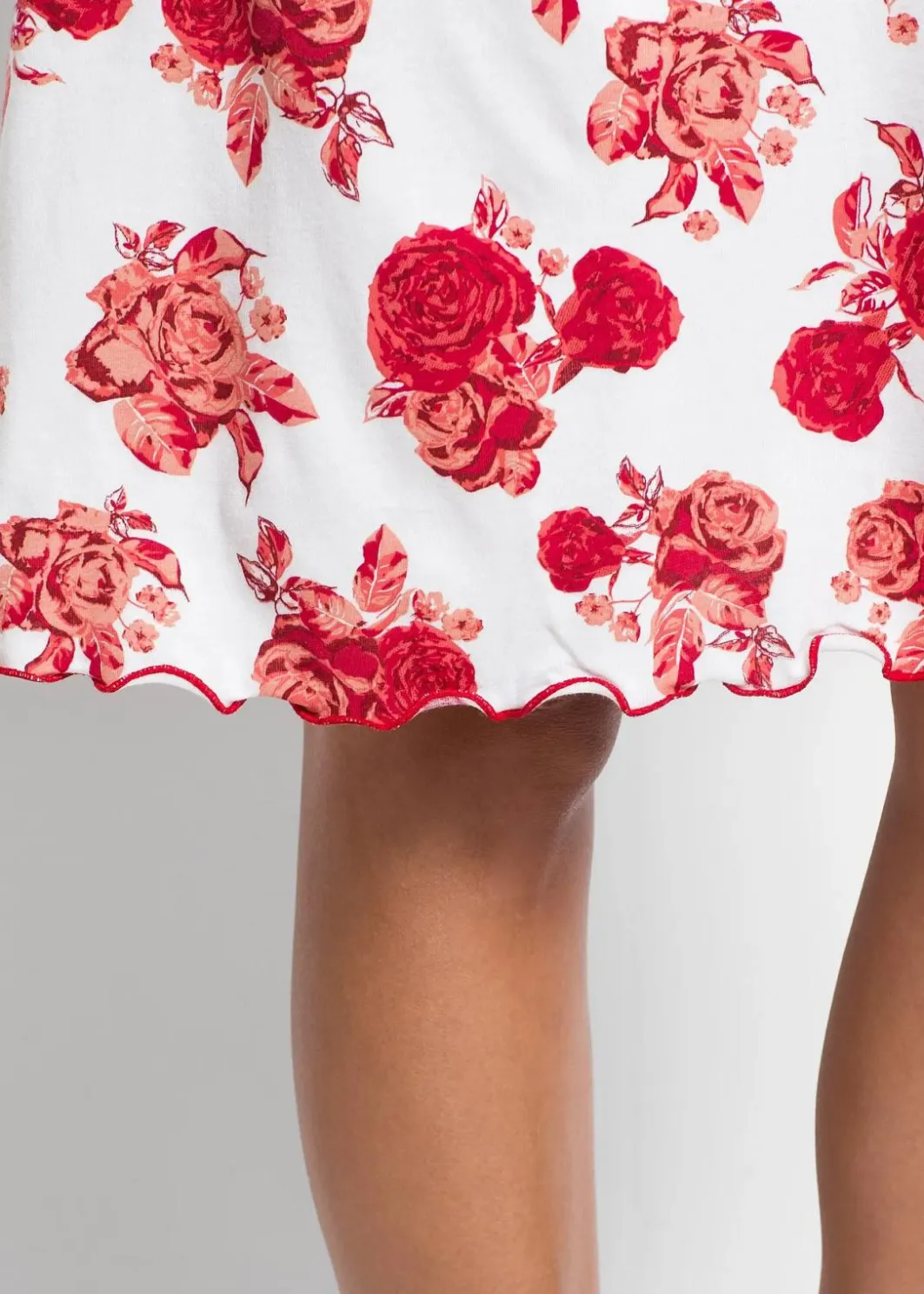 Online Kurzes Nachthemd aus softem Viskose-Mix Damen Wäsche·Nachtwäsche|Nachhaltigere Materialien