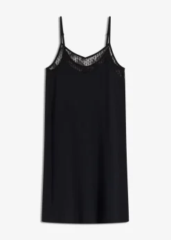 Damen bonprix Nachtwäsche|Nachhaltigere Materialien|Kurzes Nachthemd aus softem Modal-Mix