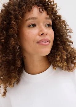Best Kurzes Oversize-Shirt aus reiner schwerer Bio-Baumwolle Damen Shirts & Tops|Basics