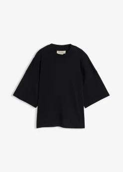 Damen bonprix Bekleidung·Röcke|Nachhaltigere Materialien|Kurzes Oversize-Shirt aus reiner schwerer Bio-Baumwolle