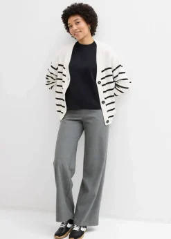 Damen bonprix Bekleidung·Röcke|Nachhaltigere Materialien|Kurzes Oversize-Shirt aus reiner schwerer Bio-Baumwolle