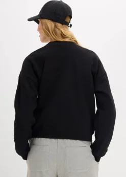 Clearance Kurzes Oversize-Sweatshirt aus reiner Bio-Baumwolle Damen Nachhaltigere Materialien|Sweat