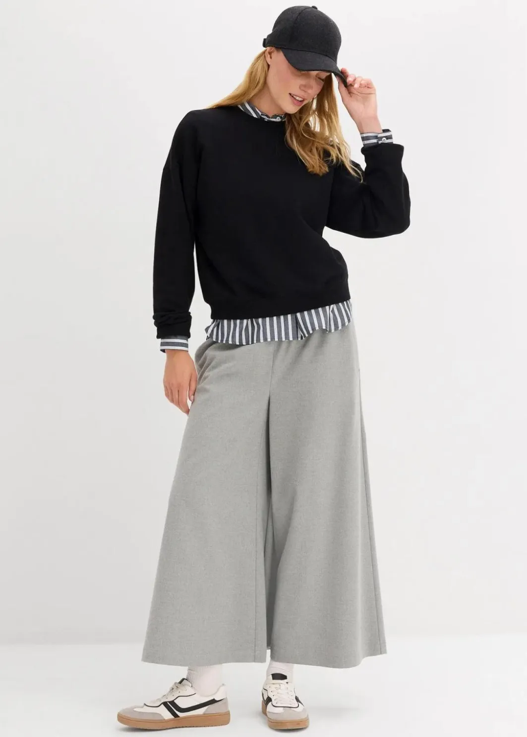 Clearance Kurzes Oversize-Sweatshirt aus reiner Bio-Baumwolle Damen Nachhaltigere Materialien|Sweat