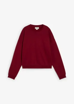 Damen bonprix Nachhaltigere Materialien|Sweat|Kurzes Oversize-Sweatshirt aus reiner Bio-Baumwolle