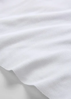 Damen bonprix Shirts & Tops|Nachhaltigere Materialien|Kurzes Rippshirt