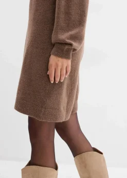 Damen bonprix Strickmode|Kleider|Kurzes Strickkleid mit Knopfleiste