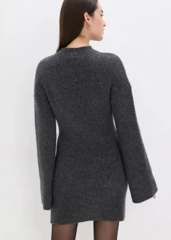 Kurzes Strickkleid mit Wollanteil Damen Kleider|Strickmode