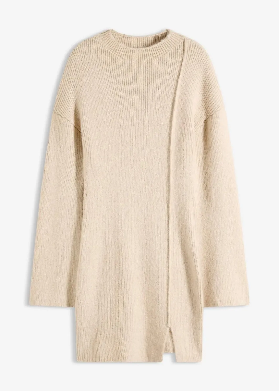 Damen bonprix Bekleidung·Umstandsmode|Bekleidung·Pullover & Strickjacken|Kurzes Strickkleid mit Wollanteil
