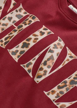 Damen bonprix Shirts & Tops|Nachhaltigere Materialien|Kurzes T-Shirt aus reiner Bio-Baumwolle