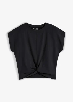 Sale Kurzes T-Shirt aus reiner Bio-Baumwolle Damen Shirts & Tops