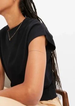 Sale Kurzes T-Shirt aus reiner Bio-Baumwolle Damen Shirts & Tops