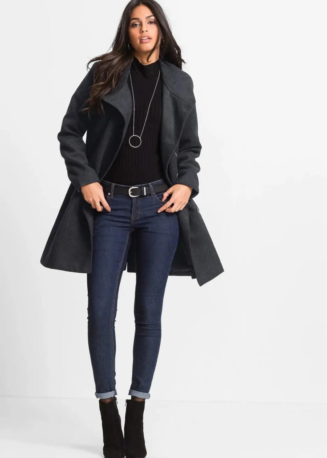 Damen bonprix Kurzgrößen|Bekleidung·Hosen|Kurzmantel