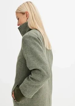 Kurzmantel in Wolloptik Damen Jacken & Mäntel|Bekleidung·Hosen