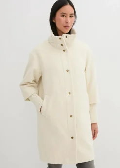 Damen bonprix Jacken & Mäntel|Bekleidung·Hosen|Kurzmantel in Wolloptik