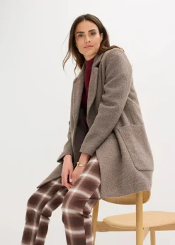 Damen bonprix Jacken & Mäntel|Bekleidung·Hosen|Kurzmantel in Wolloptik