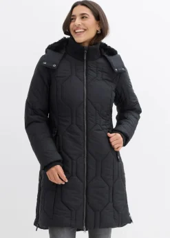 Outlet Kurzmantel mit Diamant- Steppung und seitlichen Zippern Damen Bekleidung·Hosen|Jacken & Mäntel