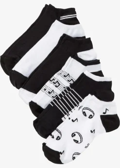 Damen bonprix Mehrfachpacks|Mädchen·Strümpfe|Kurzsocken mit Bio-Baumwolle (6er Pack)