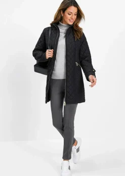Damen bonprix Bekleidung·Hosen|Jacken & Mäntel|Kurz-Steppmantel