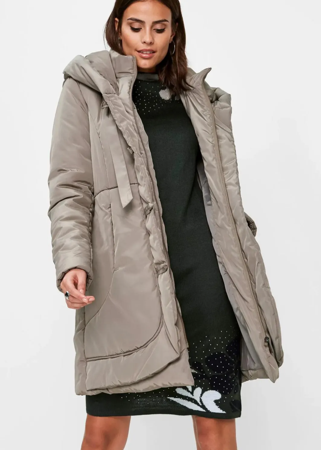 Damen bonprix Jacken & Mäntel|Kurz-Steppmantel