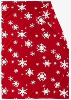 New Kuscheldecke mit Schneeflocken Tagesdecken & Plaids|Tagesdecken & Plaids