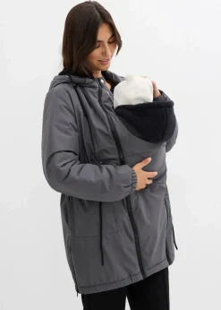 Damen bonprix Bekleidung·Blazer|Umstandsmode|Kuschelig gefütterte Umstands-und Tragejacke