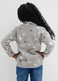 Kinder bonprix Mädchen 2-8 Jahre·Sweat & Strick|Mädchen 2-8 Jahre·Jacken & Outdoor|kuschelige Fleecejacke mit Kontrastdetails