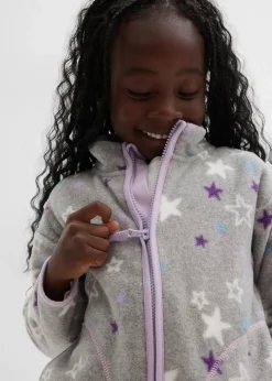 Kinder bonprix Mädchen 2-8 Jahre·Sweat & Strick|Mädchen 2-8 Jahre·Jacken & Outdoor|kuschelige Fleecejacke mit Kontrastdetails
