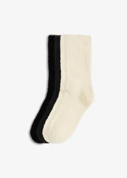 Damen bonprix Homewear|Socken & Strumpfhosen|Kuschelsocken (4er Pack)