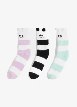 New Kuschelsocken (3er-Pack) Damen Mehrfachpacks|Mädchen·Strümpfe