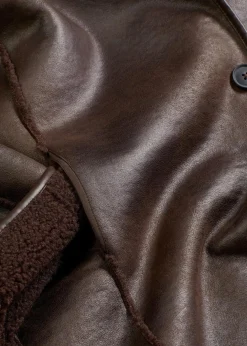 Damen bonprix Bekleidung·Hosen|Jacken & Mäntel|Lammfellimitat-Jacke