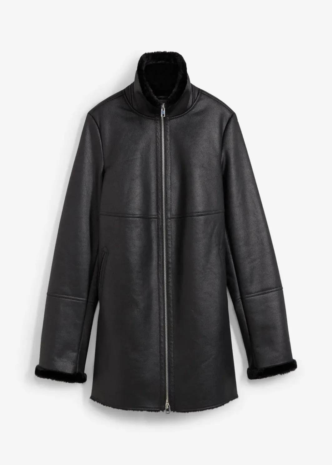 Hot Lammfellimitat-Jacke Damen Bekleidung·Hosen|Jacken & Mäntel