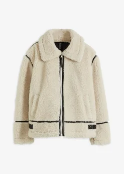 Best Lammfellimitat-Jacke Damen Bekleidung·Hosen|Nachhaltigere Materialien