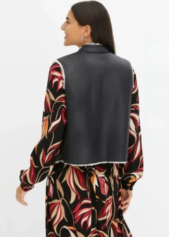 Discount Lammfellimitat-Weste Damen Bekleidung·Hosen|Jacken & Mäntel