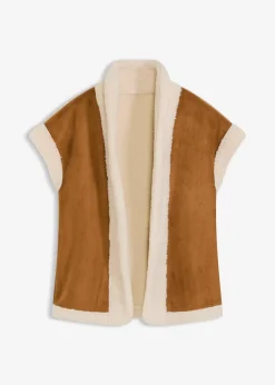 Damen bonprix Bekleidung·Hosen|Jacken & Mäntel|Lammfellimitat-Weste