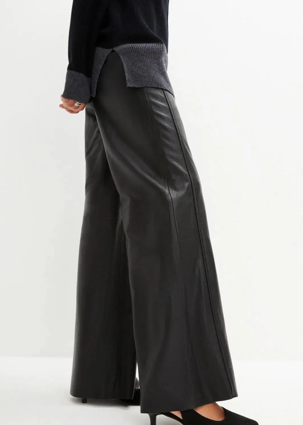 Lammnappa-Marlenehose Damen Premium|Hosen