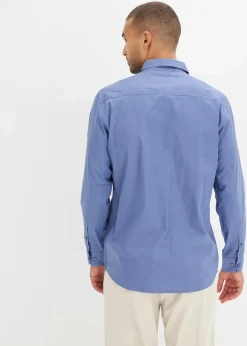 Discount Langarmhemd aus reiner Baumwolle Herren Hemden|Große Größen