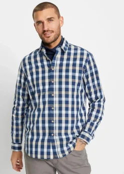 Outlet Langarmhemd aus reiner Baumwolle Herren Hemden