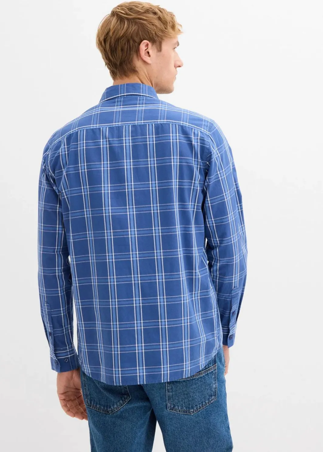 Discount Langarmhemd aus reiner Bio-Baumwolle Herren Große Größen|Hemden